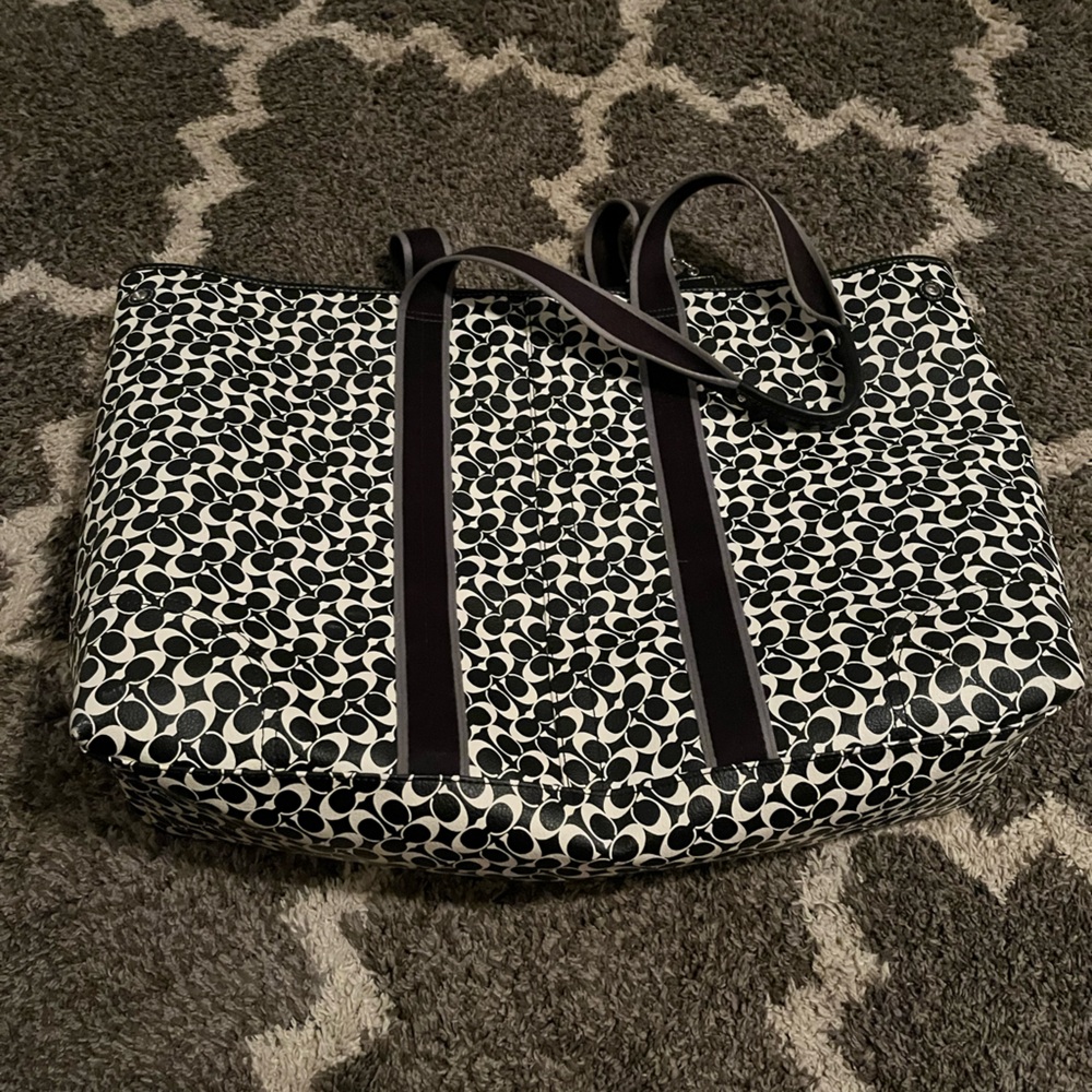 Large Coach tote bag